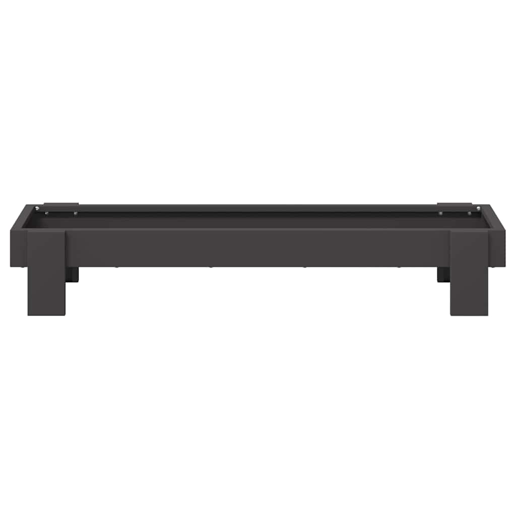Τάφος ταΐσματος κοτόπουλων Μαύρο 80 x 28 x 13.5 cm