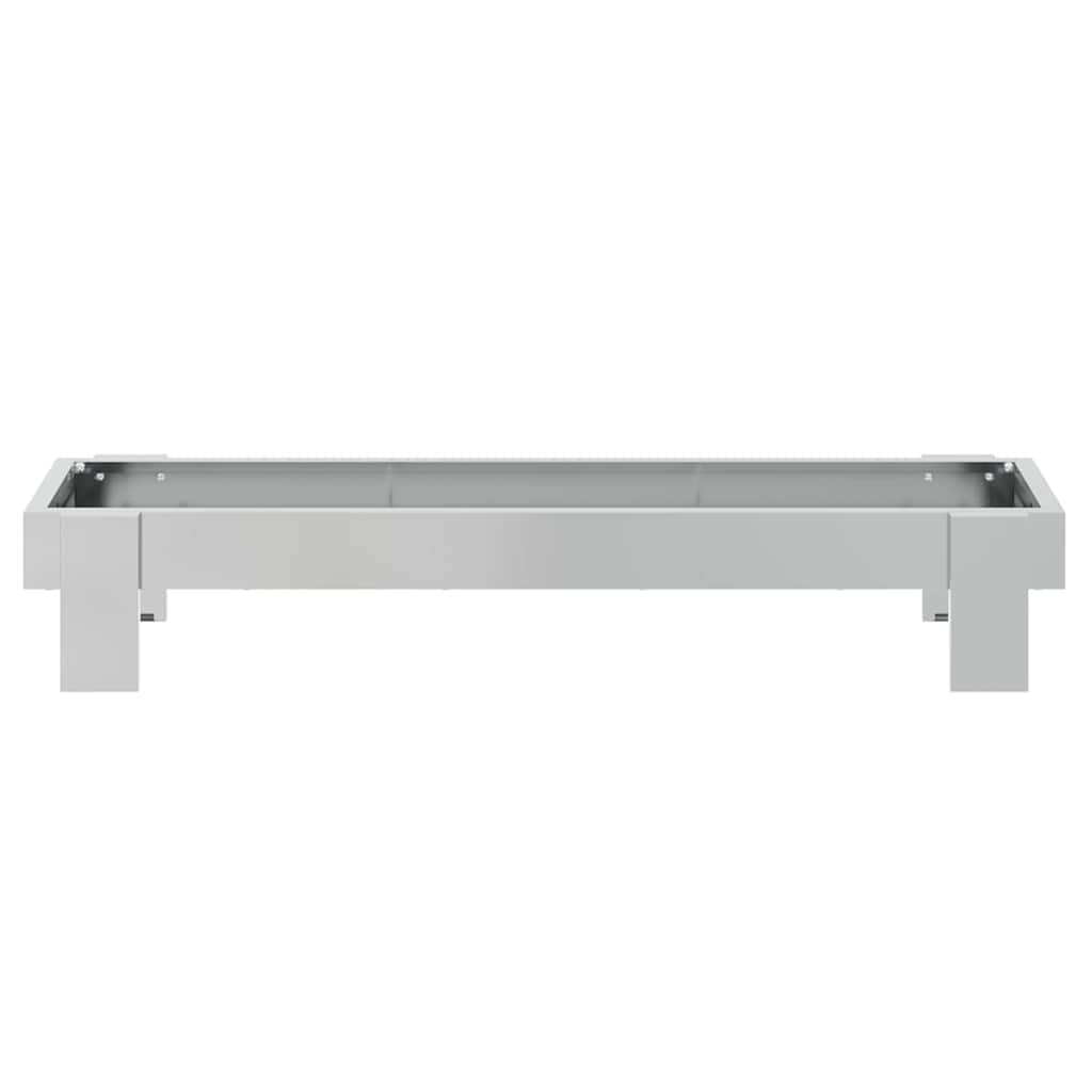Τάφος ταΐσματος κοτόπουλων Ασημί 80 x 28 x 13.5 cm