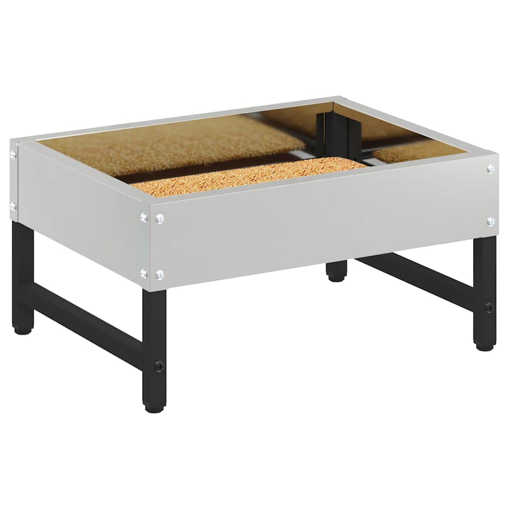 Ταΐστρα για Πουλιά Ασημί 80 x 28 x 13.5 cm