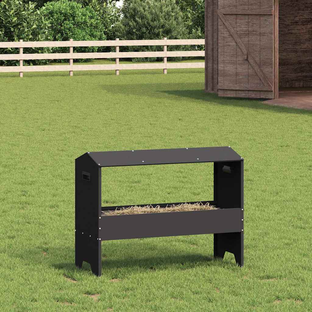 Ταΐστρα για ζώα Μαύρο 79 x 35 x 62 εκ. 15 kg