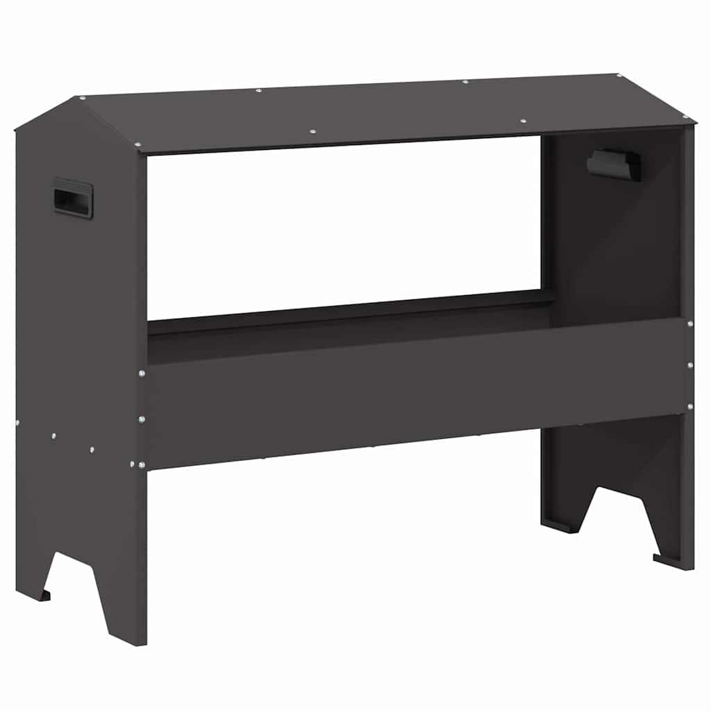 Ταΐστρα για ζώα Μαύρο 79 x 35 x 62 εκ. 15 kg