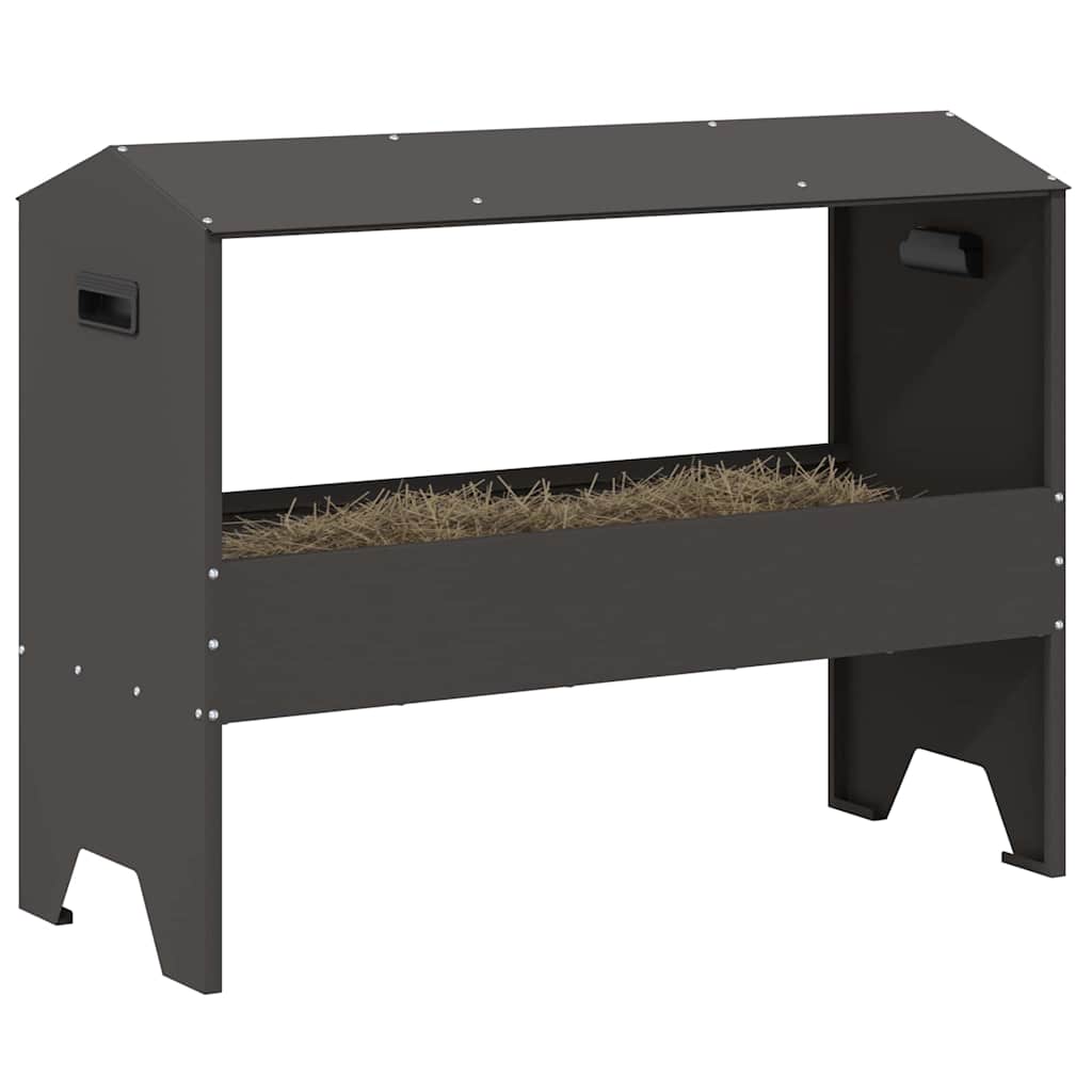 Ταΐστρα για ζώα Μαύρο 79 x 35 x 62 εκ. 15 kg