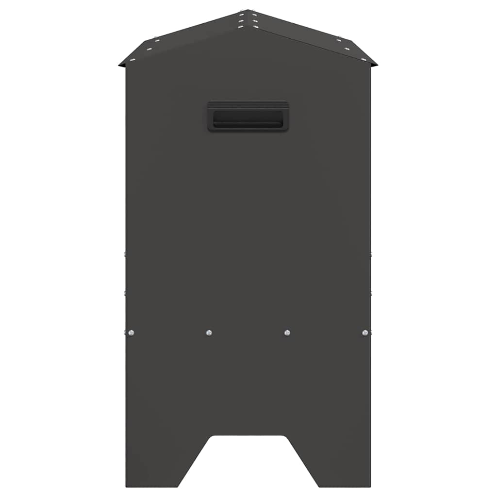 Ταΐστρα για ζώα Μαύρο 79 x 35 x 62 εκ. 15 kg
