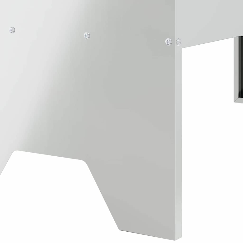 Ταΐστρα για ζώα Ασημί 79 x 35 x 62 εκ. 15 kg