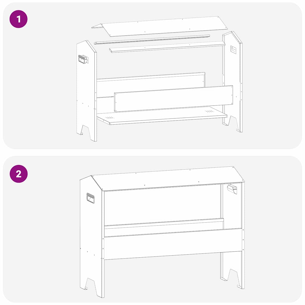 Ταΐστρα για ζώα Ασημί 79 x 35 x 62 εκ. 15 kg
