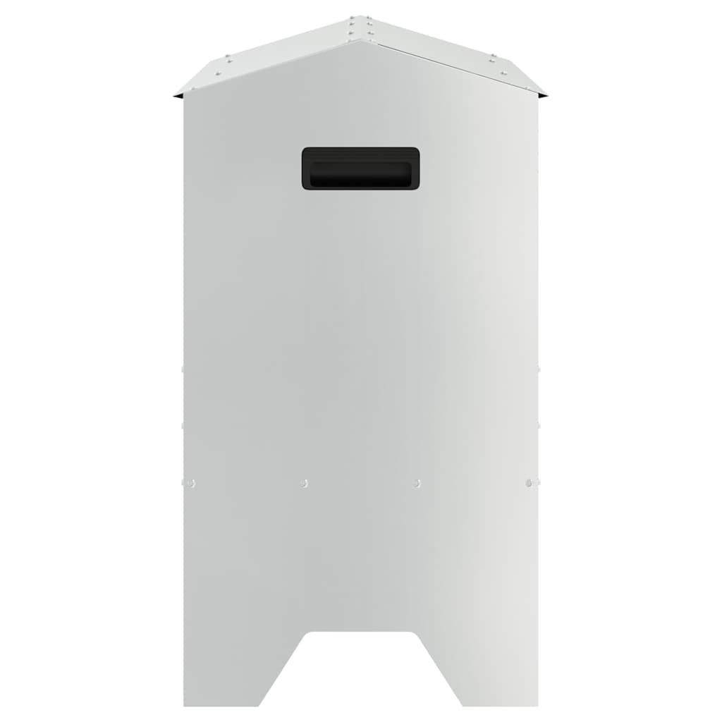Ταΐστρα για ζώα Ασημί 79 x 35 x 62 εκ. 15 kg