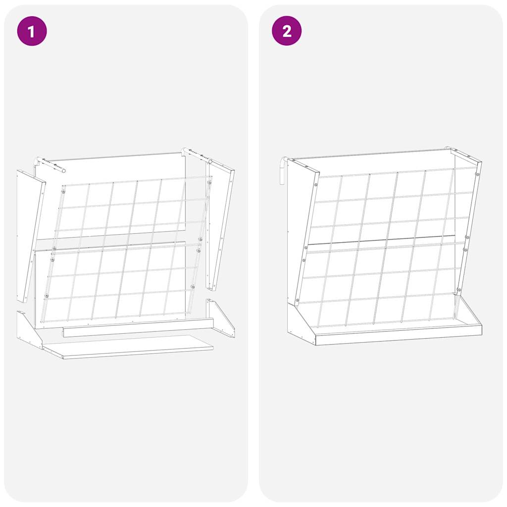 Φαγητό για Ξηρά Χόρτα Μαύρο 71 x 33 x 70 εκ 5 kg