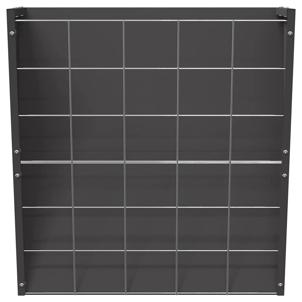 Κρεμαστός τροφοδότης άχυρου Μαύρο 61 x 33 x 66 εκ 5 kg