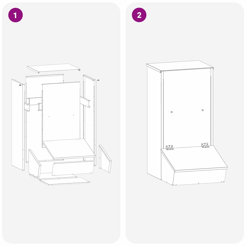 Ταΐστρα Γουρουνιών Μαύρο 55 x 38 x 76 εκ. 20 kg