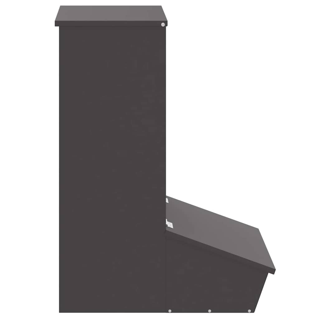 Ταΐστρα Γουρουνιών Μαύρο 55 x 38 x 76 εκ. 20 kg