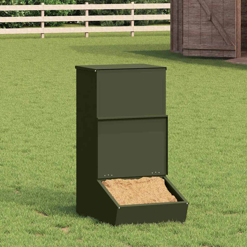 Ταΐστρα Γουρουνιών Ελιά Πράσινη 55 x 38 x 76 εκ. 20 kg