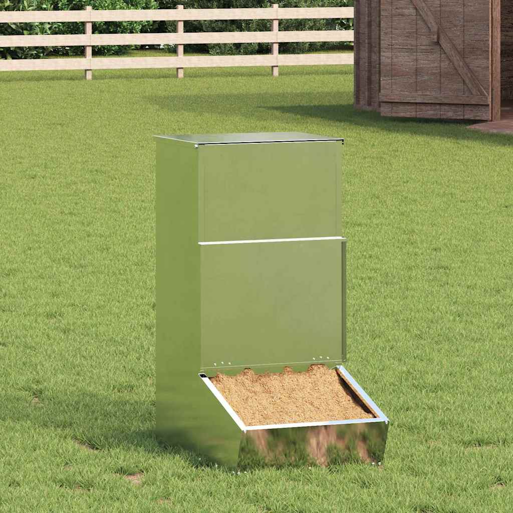Ταΐστρα Γουρουνιών Ασημί 55 x 38 x 76 εκ. 20 kg
