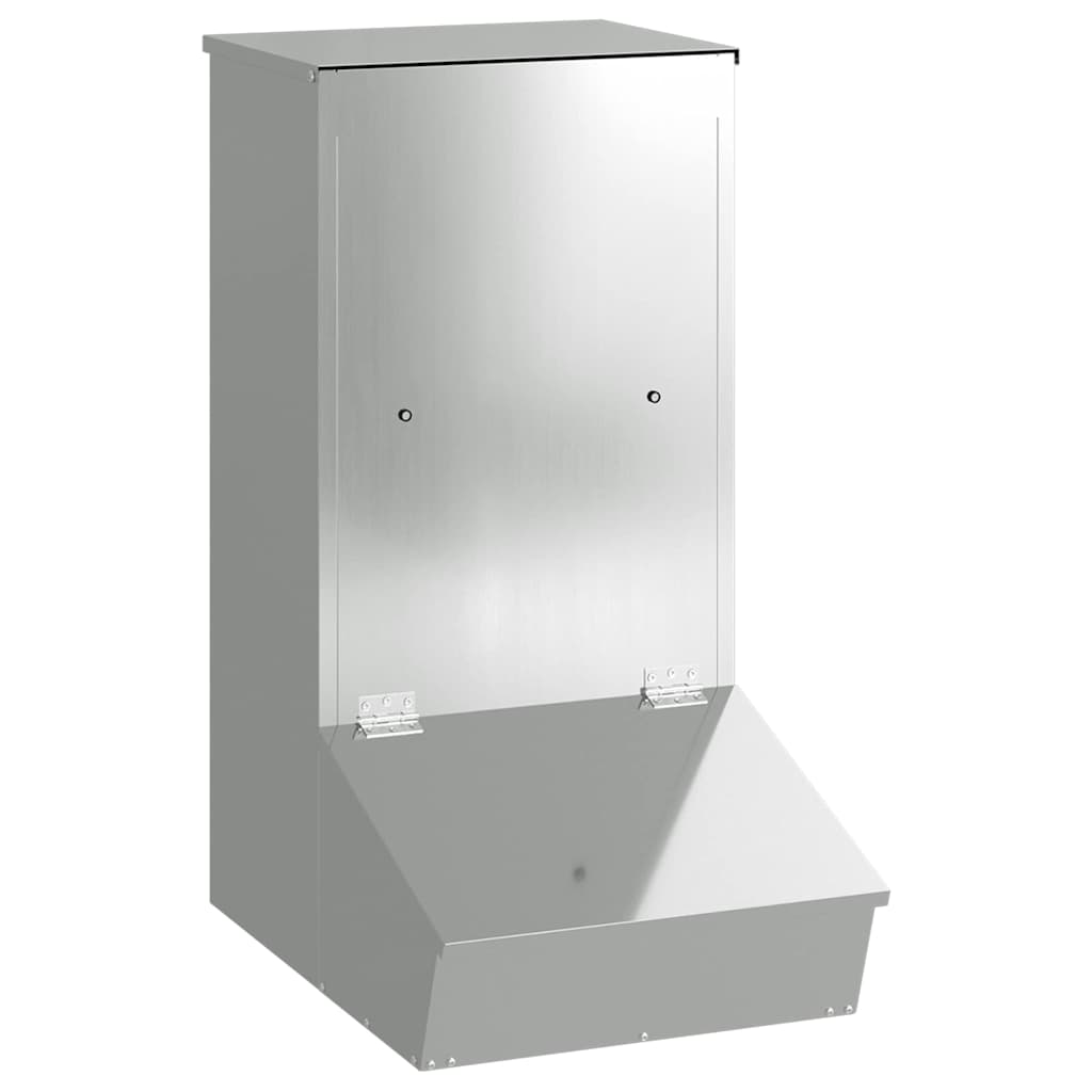 Ταΐστρα Γουρουνιών Ασημί 55 x 38 x 76 εκ. 20 kg