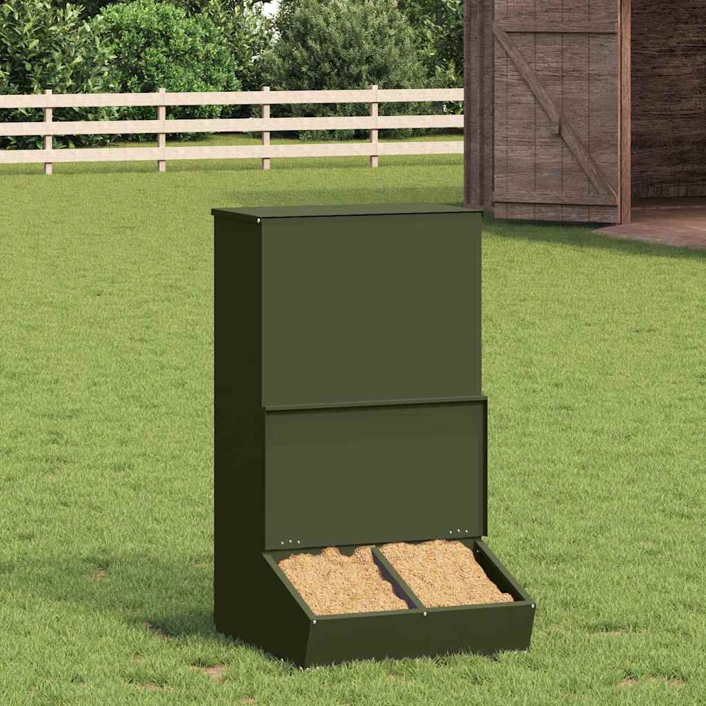 Ταΐστρα Γουρουνιών Ελιά Πράσινη 55 x 51 x 91,5 εκ. 20 kg