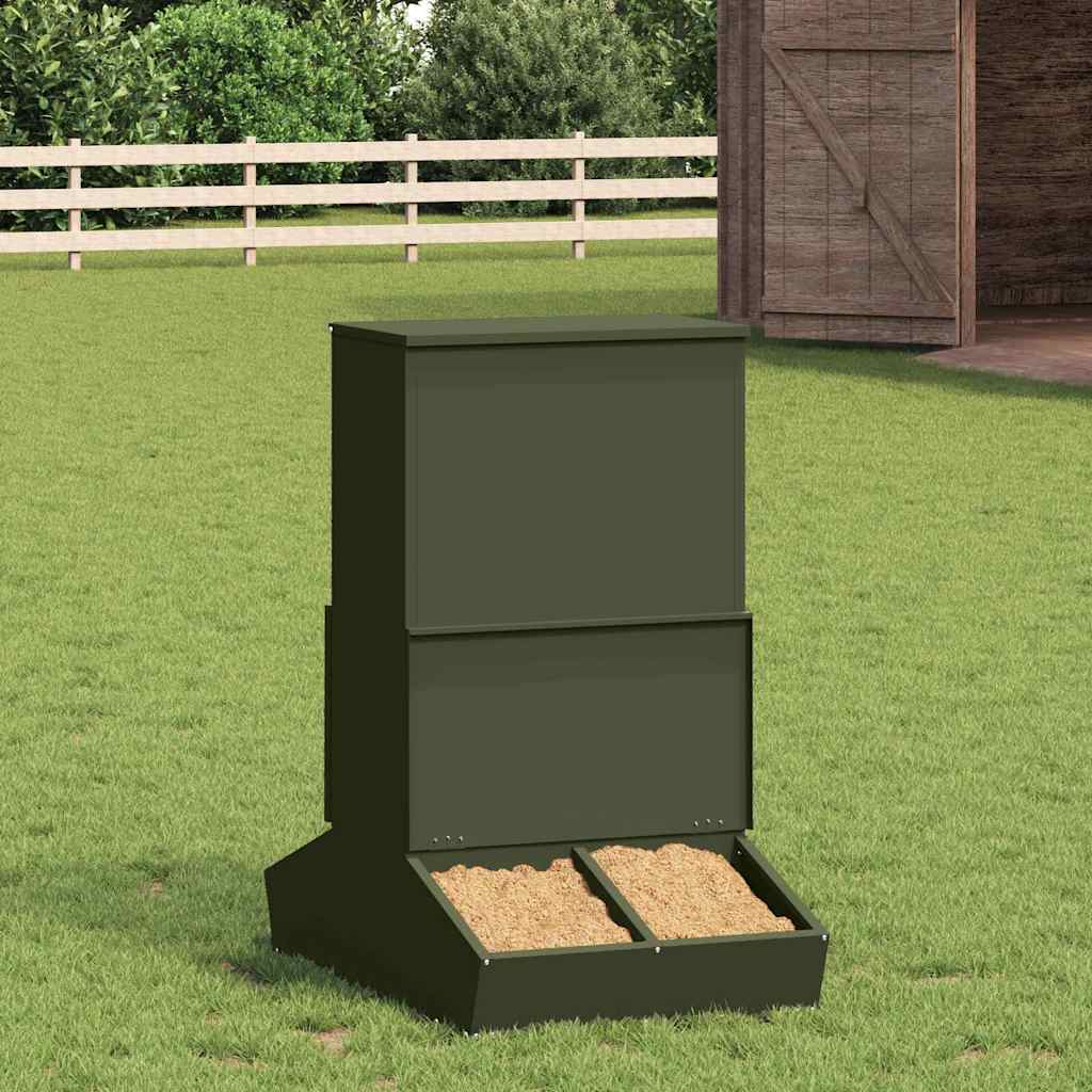 Ταΐστρα Γουρουνιών Ελιά Πράσινη 82 x 51 x 91,5 εκ. 20 kg