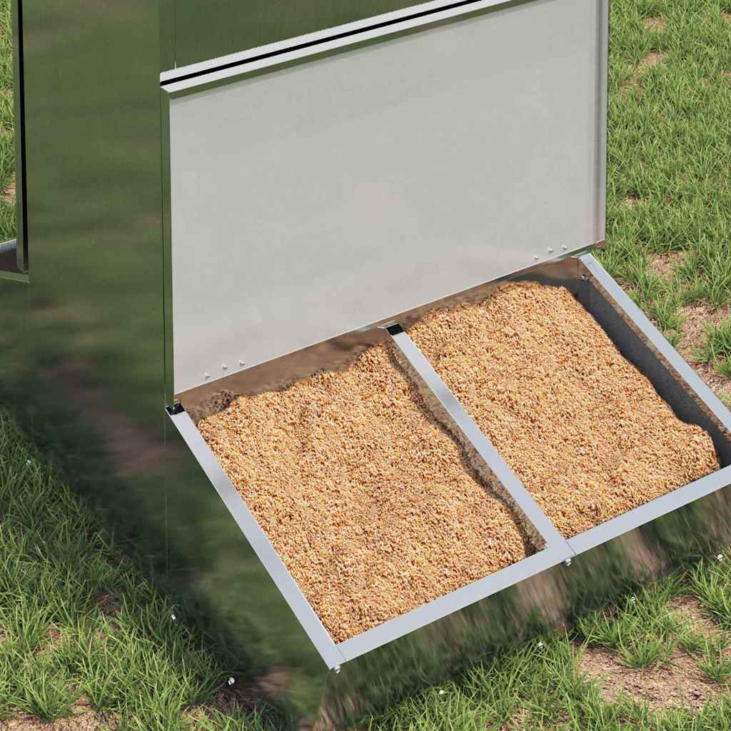 Ταΐστρα Γουρουνιών Ασημί 82 x 51 x 91,5 εκ. 20 kg