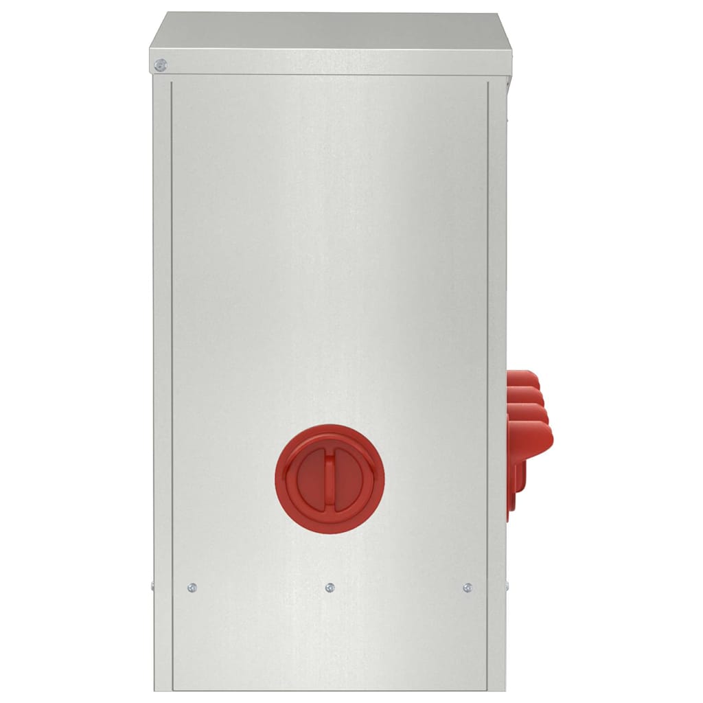 Ταΐστρα κοτόπουλων Ασημί 60,5 x 29 x 51 εκ. 25 kg