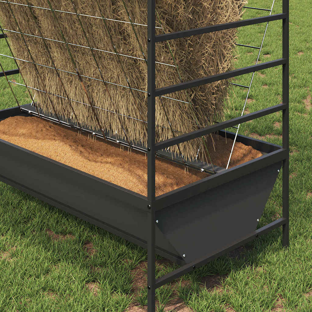 Ταΐστρα για ζώα Μαύρο 100 x 60 x 90 εκ. 15 kg