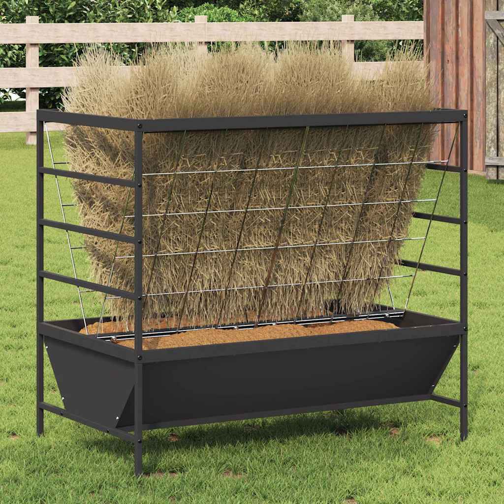Ταΐστρα για ζώα Μαύρο 100 x 60 x 90 εκ. 15 kg