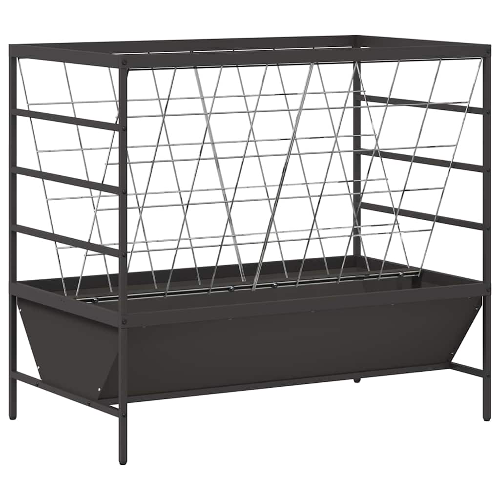 Ταΐστρα για ζώα Μαύρο 100 x 60 x 90 εκ. 15 kg