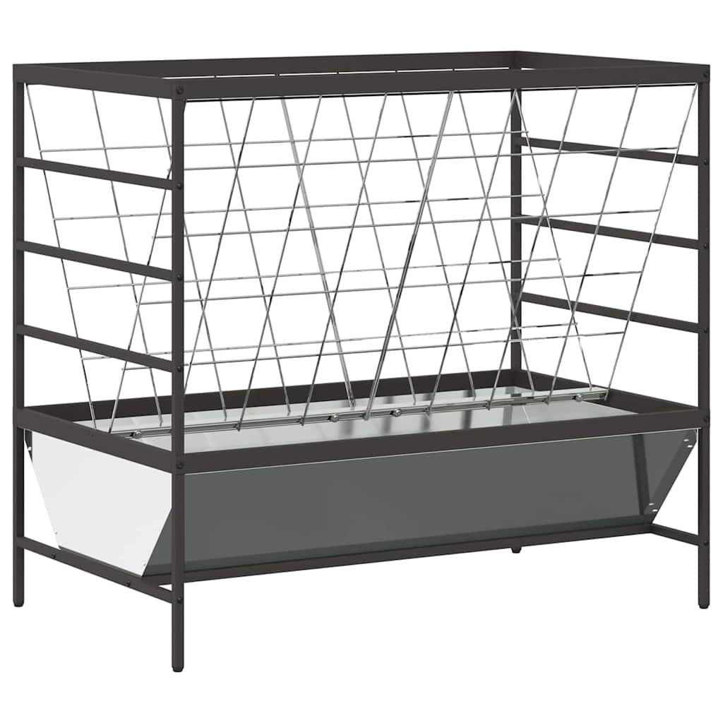 Ταΐστρα για ζώα Ασημί 100 x 60 x 90 εκ. 15 kg