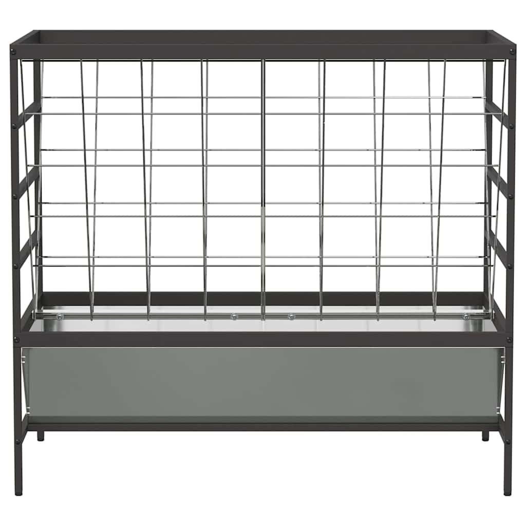 Ταΐστρα για ζώα Ασημί 100 x 60 x 90 εκ. 15 kg