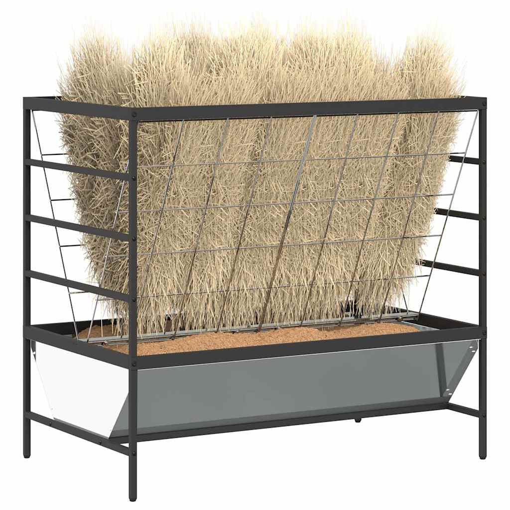 Ταΐστρα για ζώα Ασημί 100 x 60 x 90 εκ. 15 kg