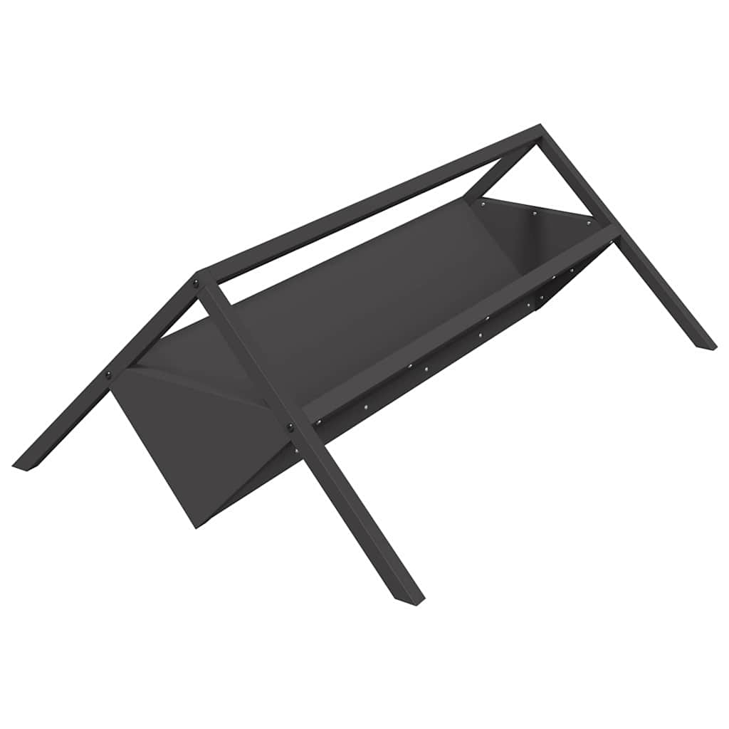 Ταΐστρα για ζώα Μαύρο 111 x 76 x 38 εκ 10 kg