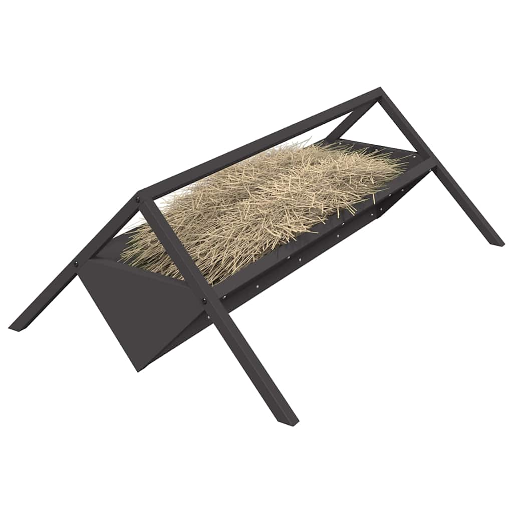 Ταΐστρα για ζώα Μαύρο 111 x 76 x 38 εκ 10 kg