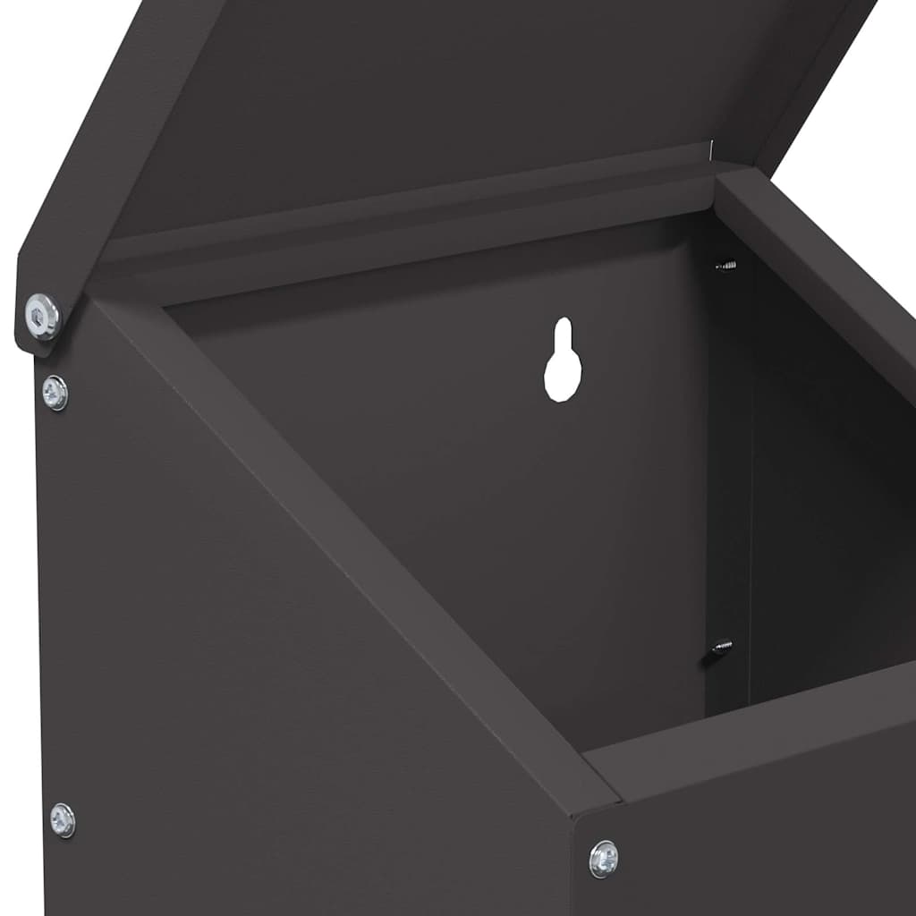 Ταΐστρα κοτόπουλων Μαύρο 21 x 16 x 33 εκ. 3 kg