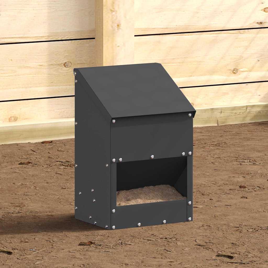 Ταΐστρα κοτόπουλων Μαύρο 21 x 16 x 33 εκ. 3 kg