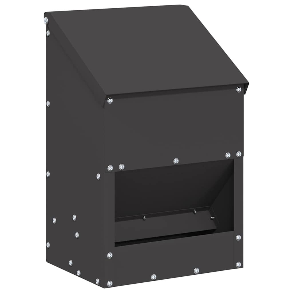 Ταΐστρα κοτόπουλων Μαύρο 21 x 16 x 33 εκ. 3 kg