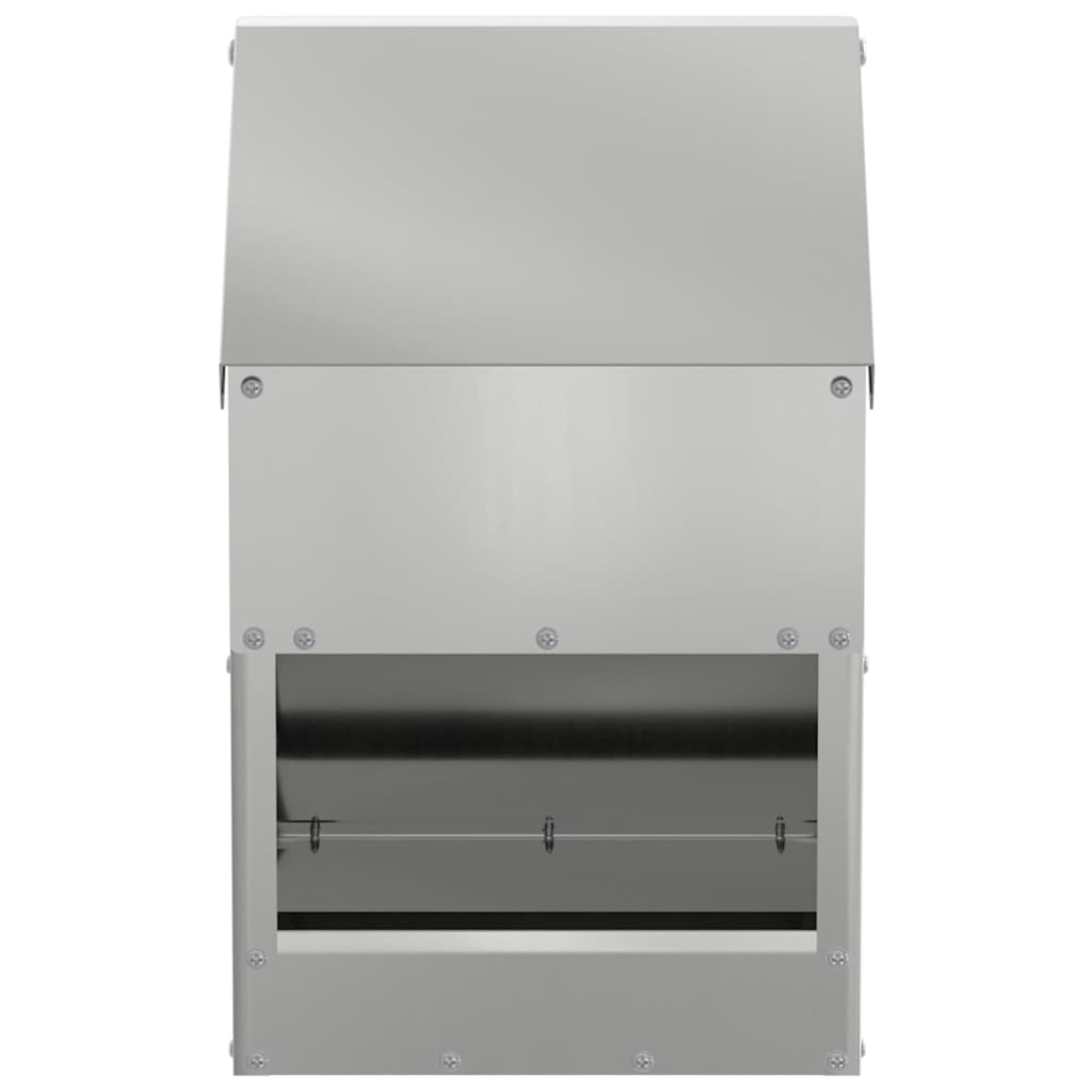 Ταΐστρα κοτόπουλων Ασημί 21 x 16 x 33 εκ. 3 kg