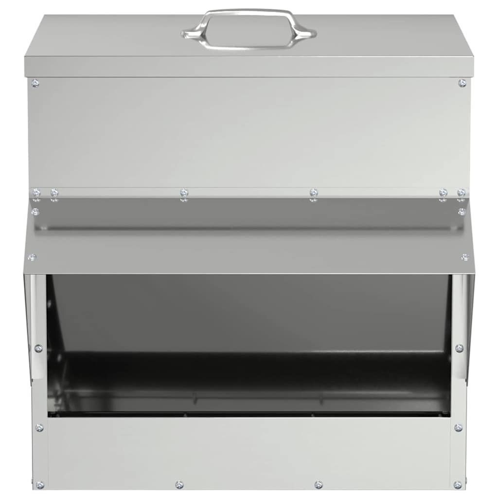 Ταΐστρα κοτόπουλων Ασημί 40,5 x 45 x 41 cm 20 kg