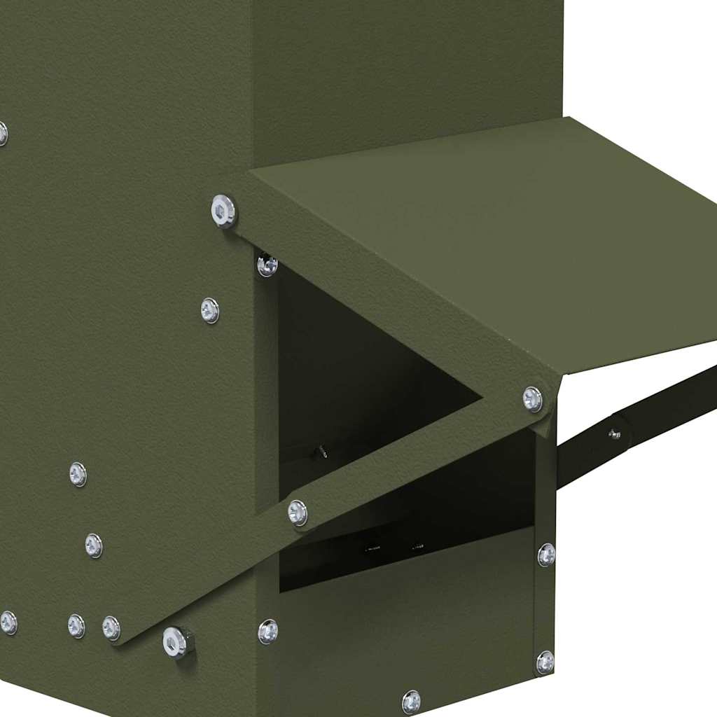 Ταΐστρα κοτόπουλων Ελιά Πράσινη 13 x 12 x 51 εκ.