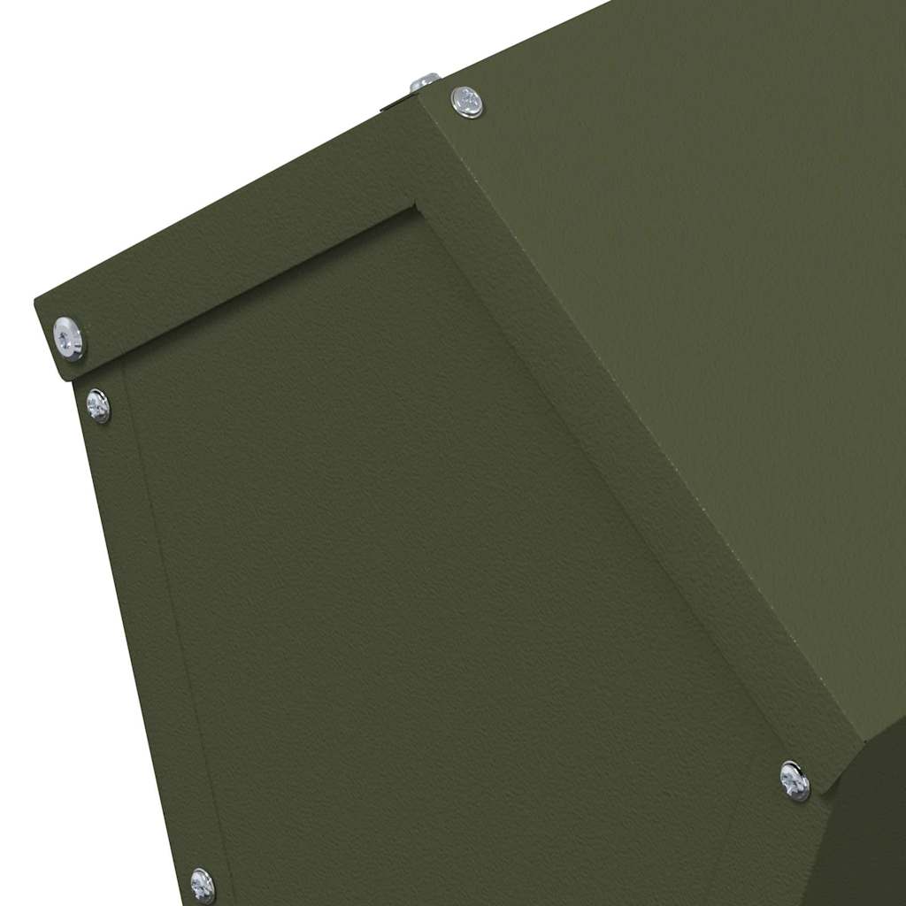Ταΐστρα κοτόπουλων Ελιά Πράσινη 30 x 30 x 39 εκ