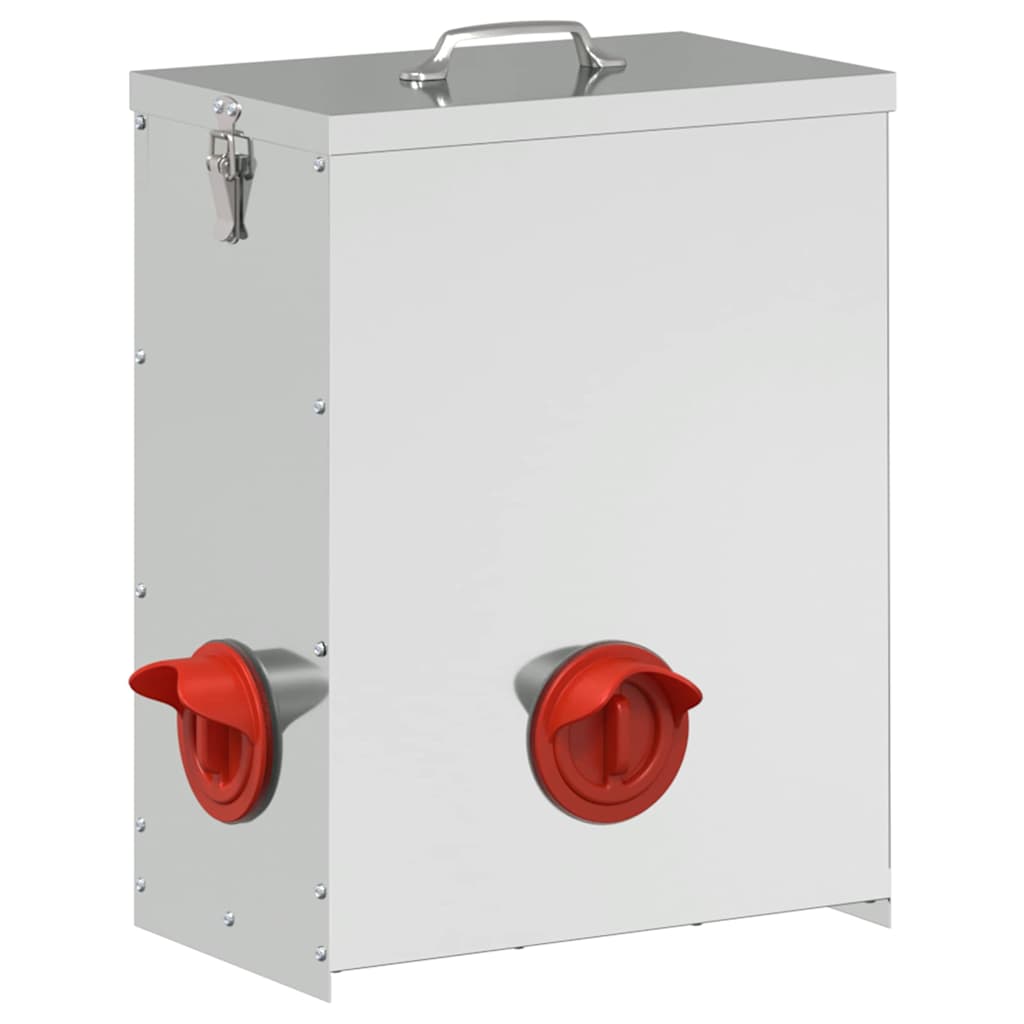 Ταΐστρα κοτόπουλων Ασημί 32,5 x 20,5 x 43 εκ 25 kg