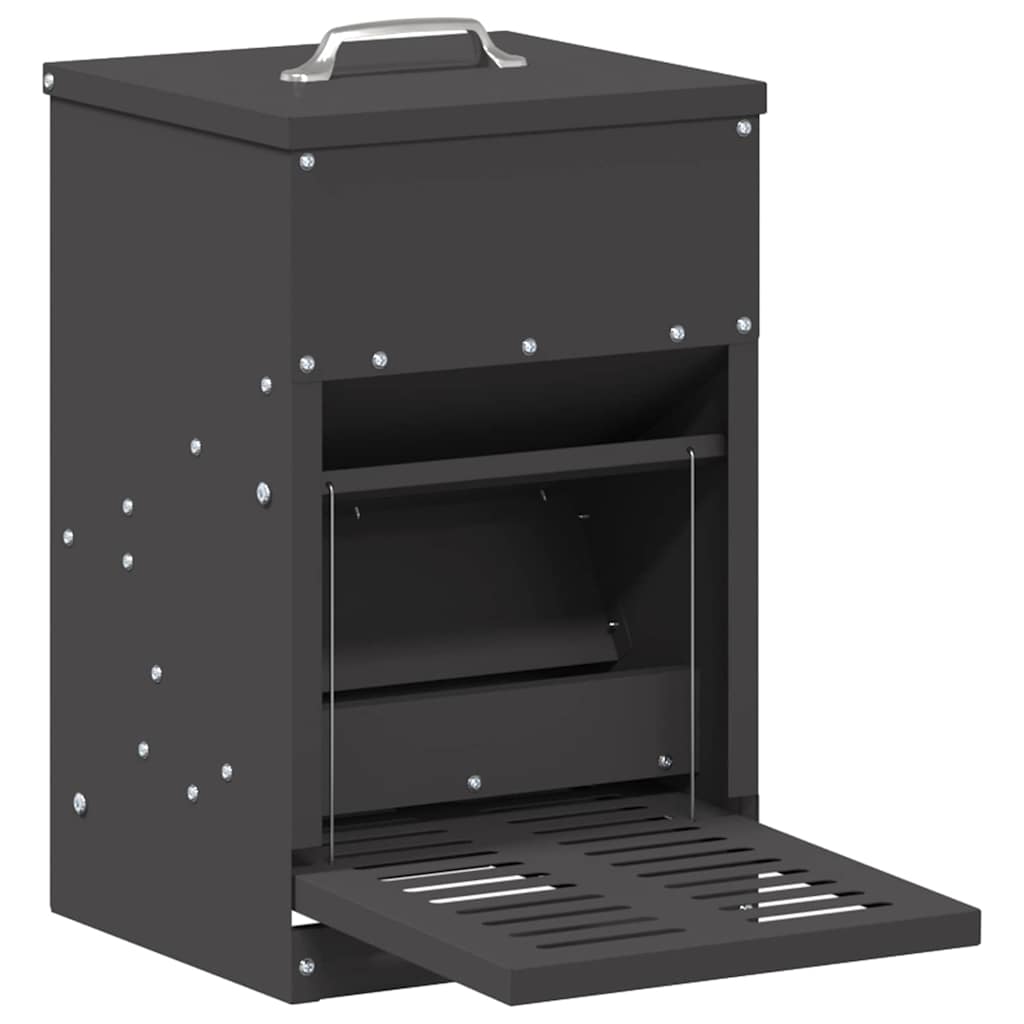 Ταΐστρα Κοτόπουλου με Πεντάλ Μαύρο 25 x 42 x 40 εκ. 4 kg