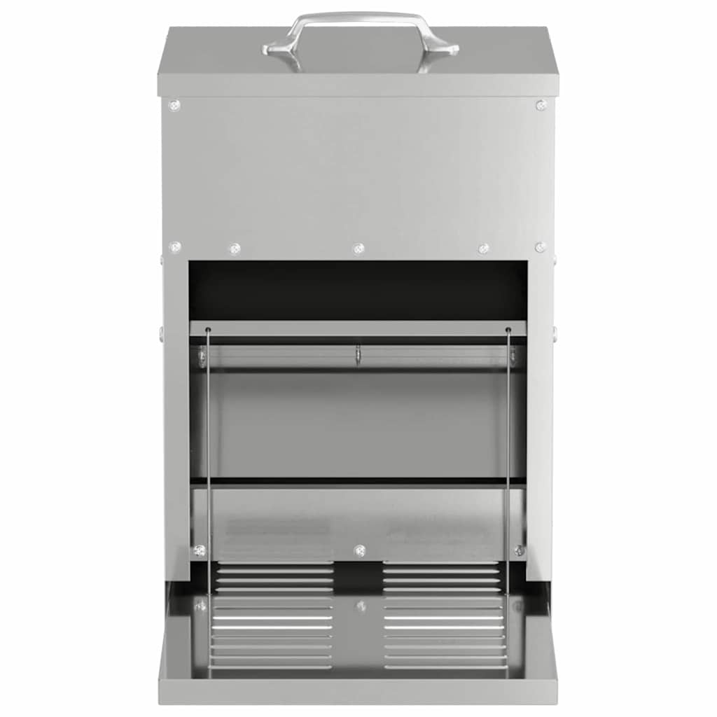 Ταΐστρα Κοτόπουλου με Πεντάλ Ασημί 25 x 42 x 40 εκ. 4 kg