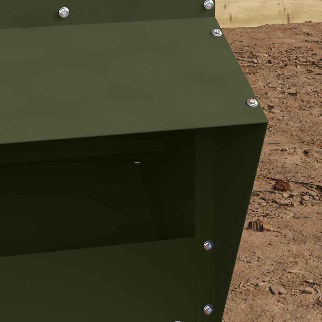Ταΐστρα κοτόπουλων Ελιά Πράσινη 20 x 25 x 35 εκ.