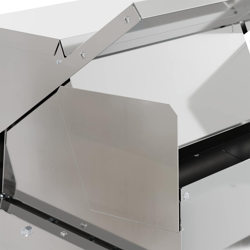 Ταΐστρα Κοτόπουλου με Πεντάλ Ασημί 50 x 40 x 29 εκ. 2 κιλά