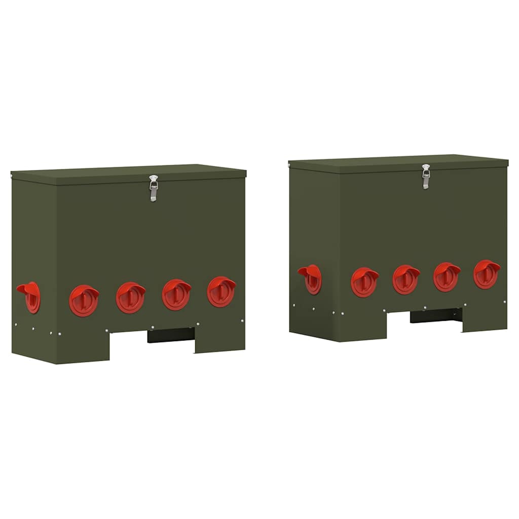 Ταΐστρα κοτόπουλων 2 Λαδί 60,5 x 29 x 51 εκ. 25 kg