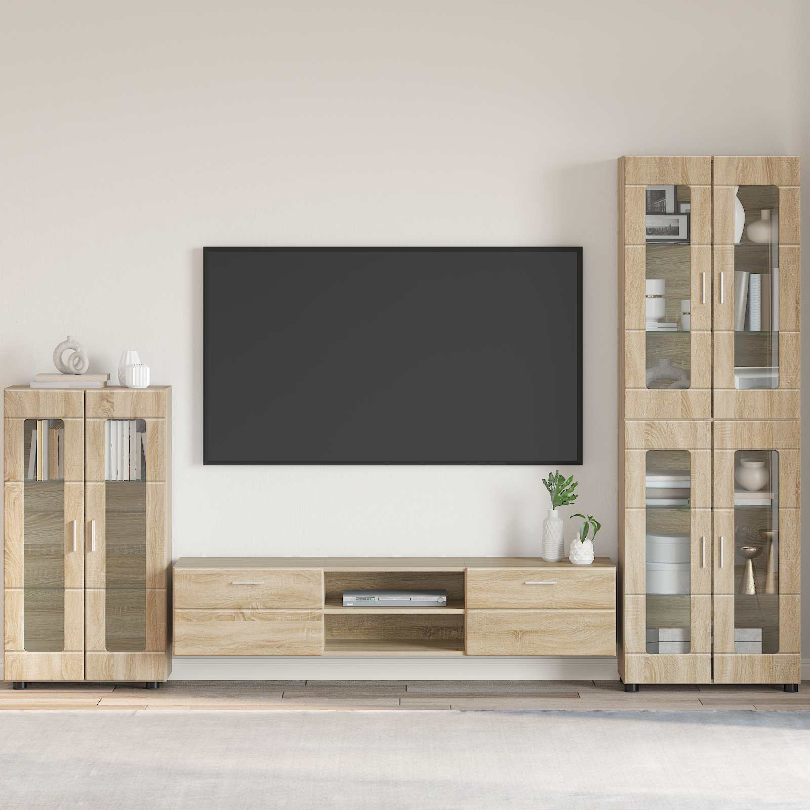 Πλαϊνό γραφείο FLORIN 55,5 x 29 x 100 εκ Δρύς Sonoma