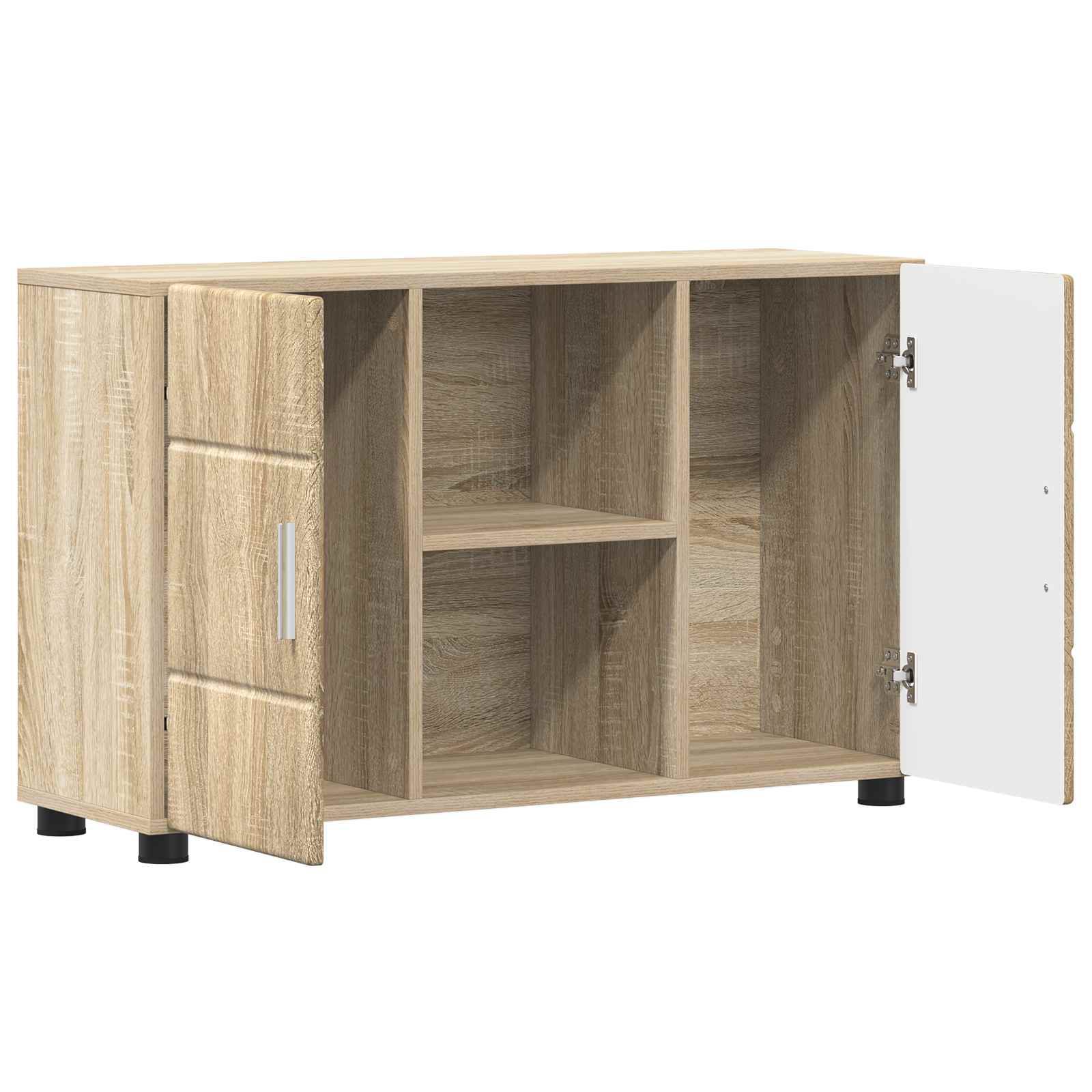 Πλαϊνό γραφείο FLORIN 88,5 x 30,5 x 55,5 εκ Δρύς Sonoma