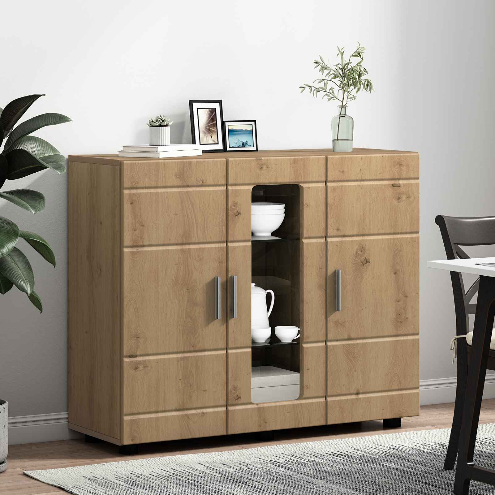 Ξύλινο Ντουλάπι Artisan Oak Επεξεργασμένο Ξύλο