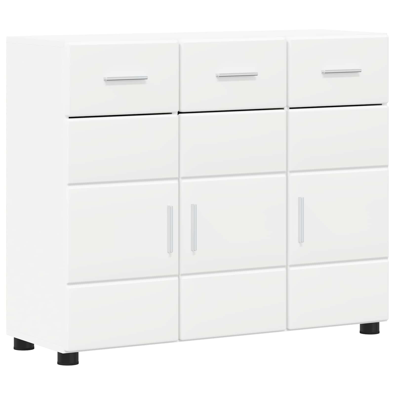 Πλαϊνό γραφείο FLORIN 88,5 x 30,5 x 73 εκ Λευκό