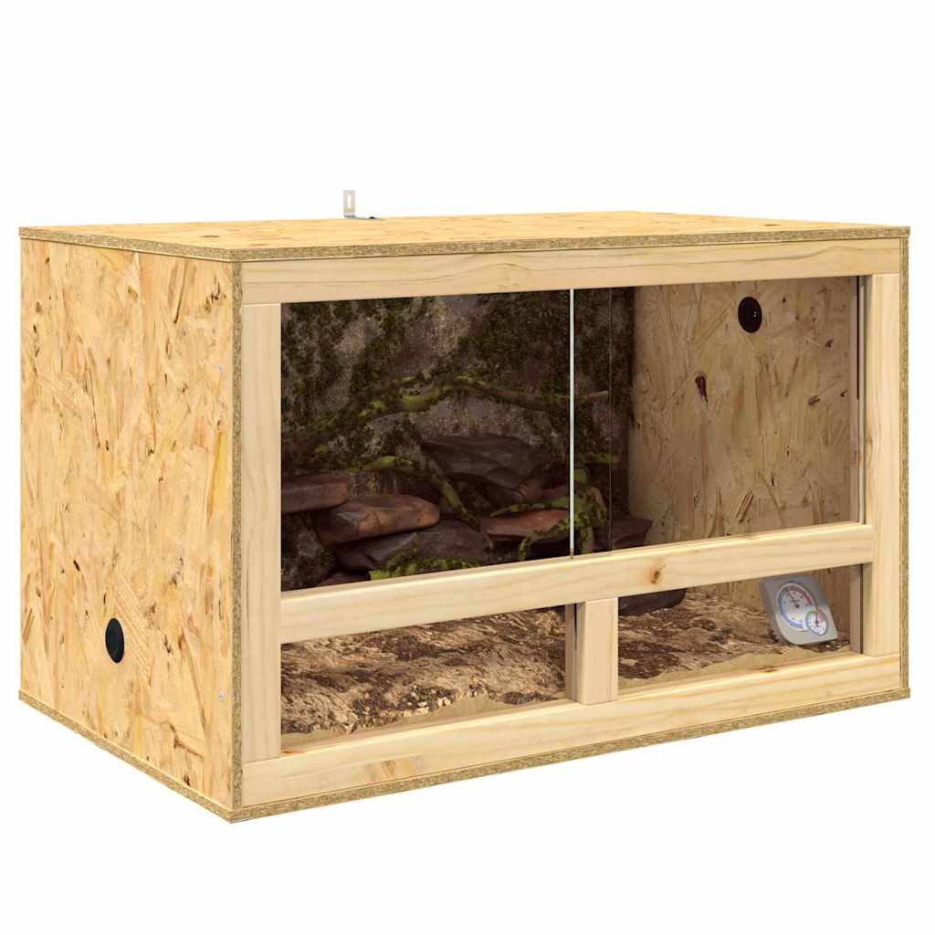 Terrarium Καφέ 80 x 50 x 50 εκ OSB