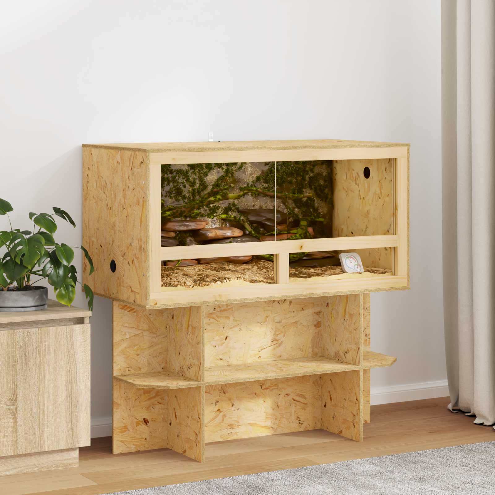 Terrarium Καφέ 100 x 50 x 50 cm OSB