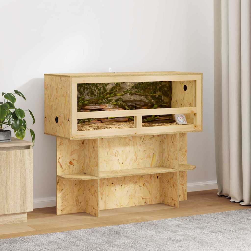 Βάση Terrarium με ράφι Καφέ 100 x 40 x 50 cm OSB