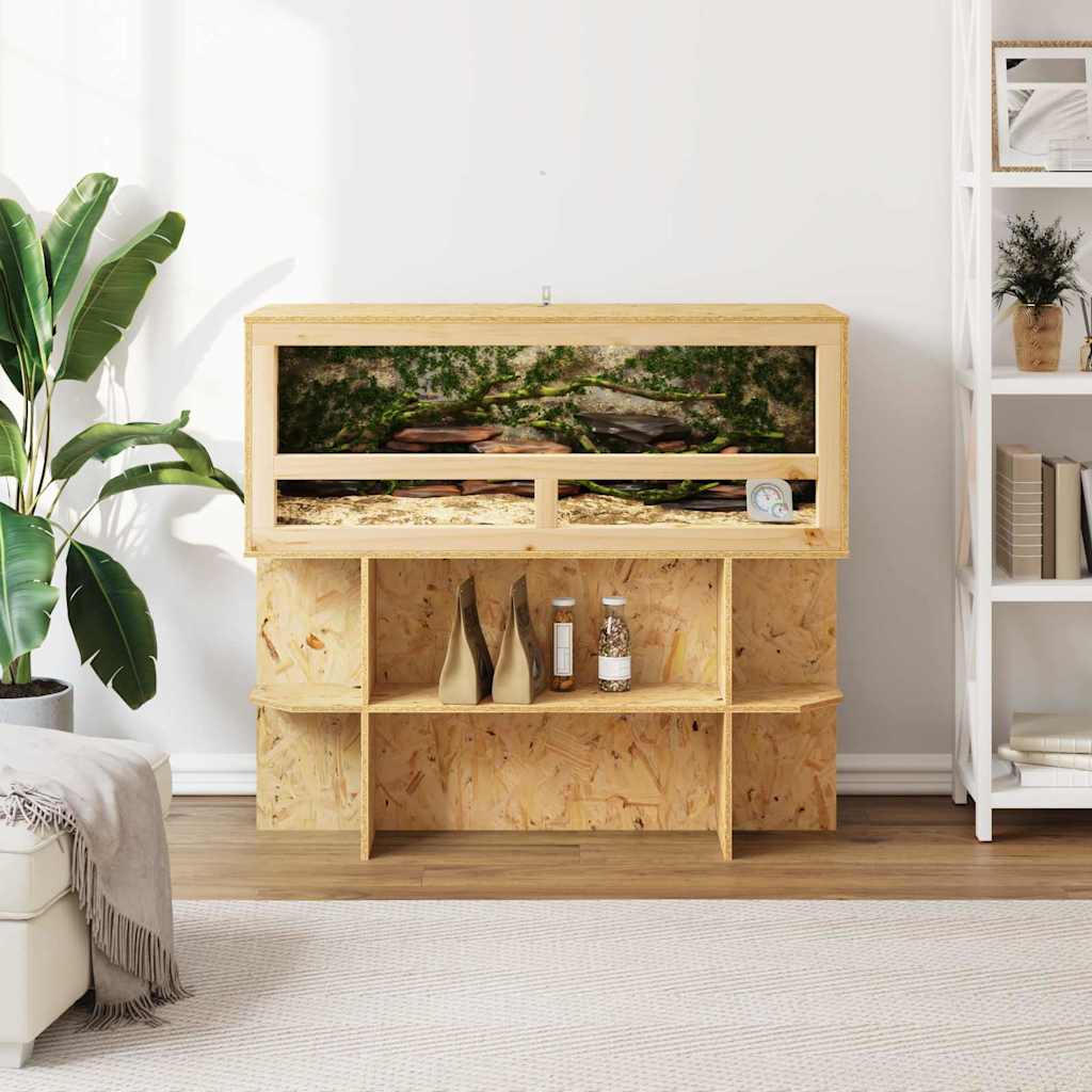 Βάση Terrarium με ράφι Καφέ 100 x 40 x 50 cm OSB